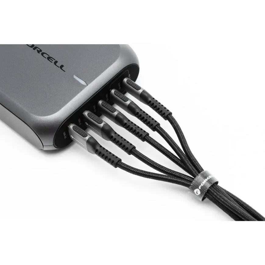 Forcell F-Energy C257 andmeedastus- ja laadimiskaabel | USB-A kuni Lightning | 12W | 3m | must – 2