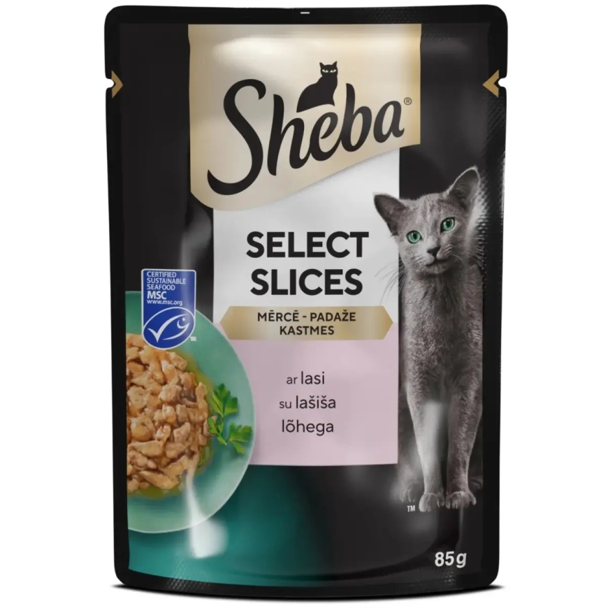 Sheba with salmon in sauce 85g