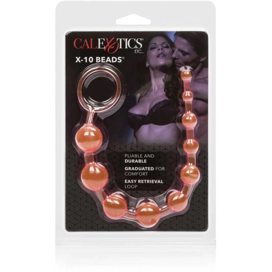 Calexotics Длинные анальные бусины с кольцевой пробкой – 3