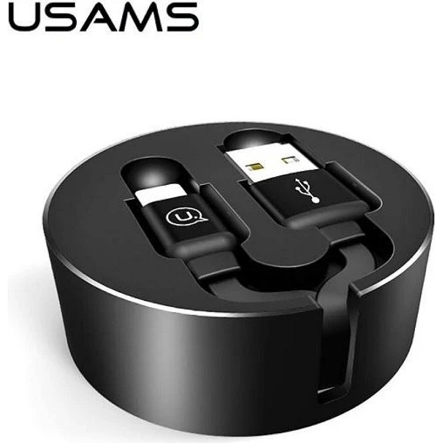 USAMS Koonduv Kaabel U-Bin Lightning 1m 2A must/must IPUSBZH01 (US-SJ150) – 3