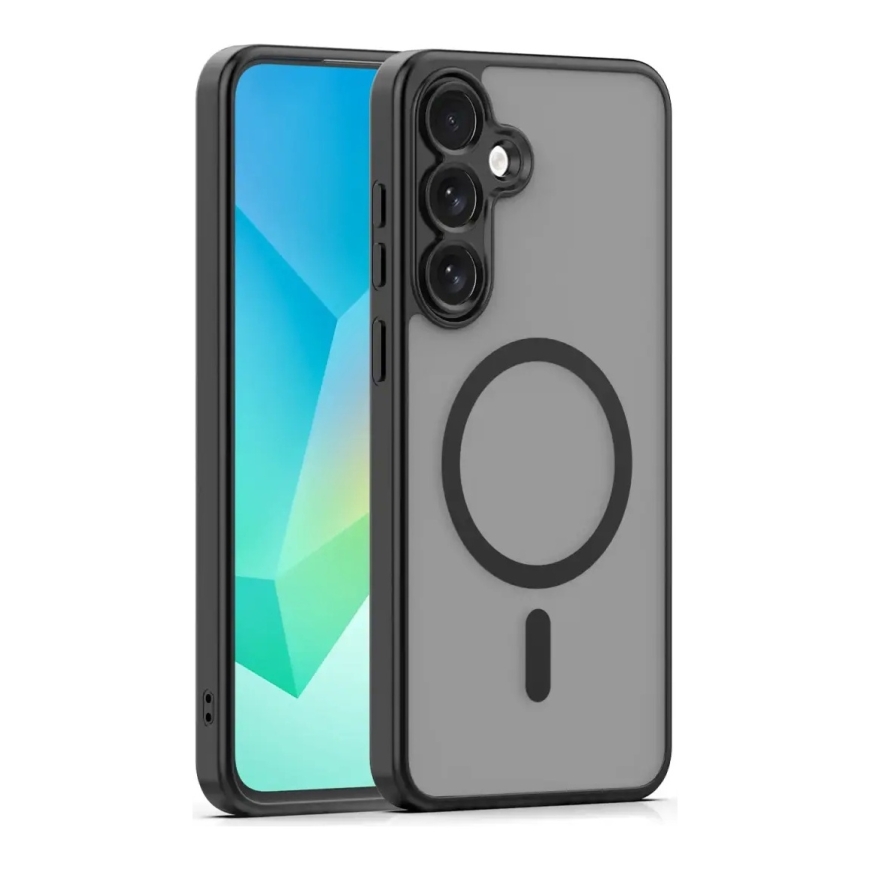 Mag Matt telefono dėklas su MagSafe palaikymu Samsung Galaxy S26+ (S947) juodas