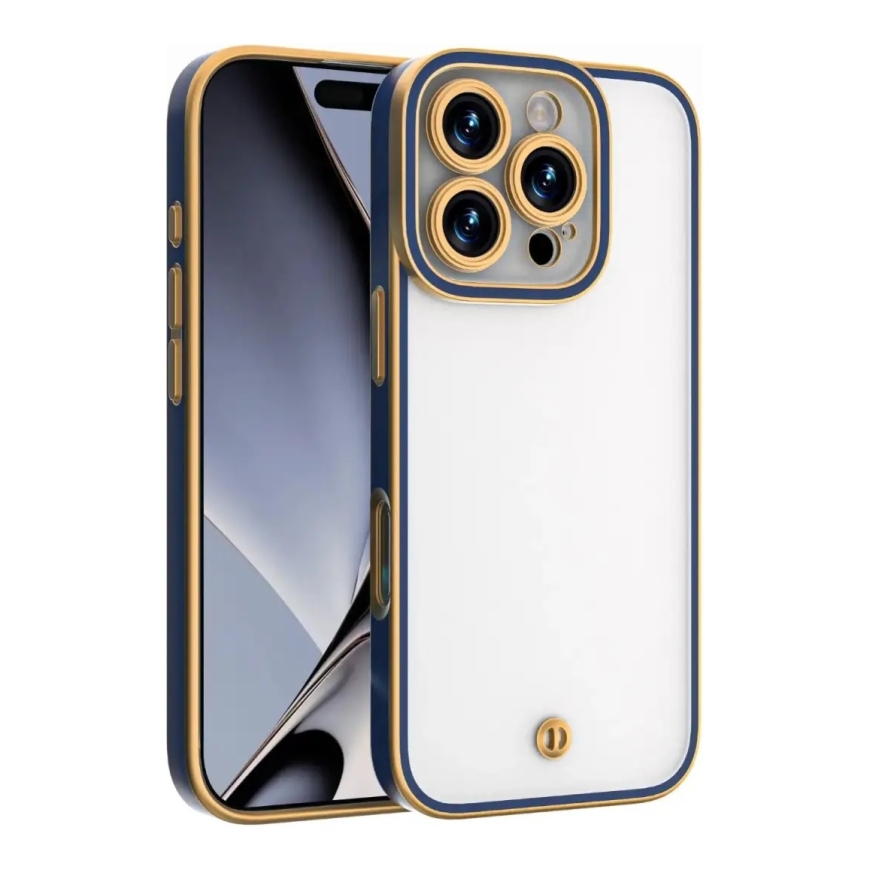 Silky Gold maciņš telefonam iPhone 17 Air zils