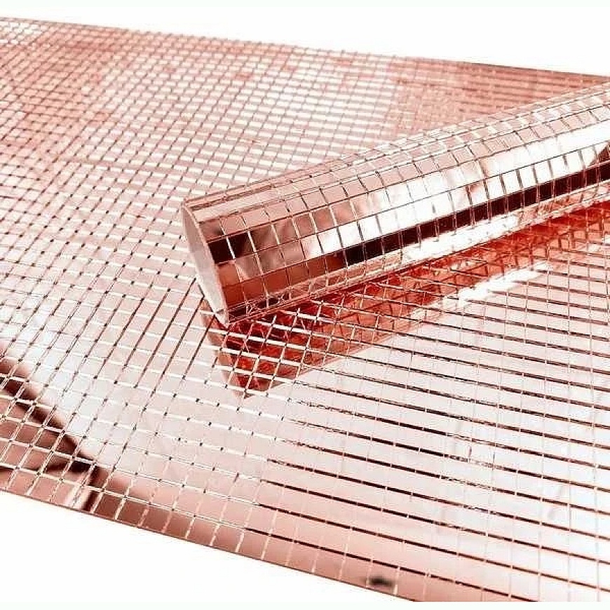 Oem Kuldne Klaasmosaiik – Rull 100x4cm 1mm – Liimige 3D Mozaik Kleeplint – 3