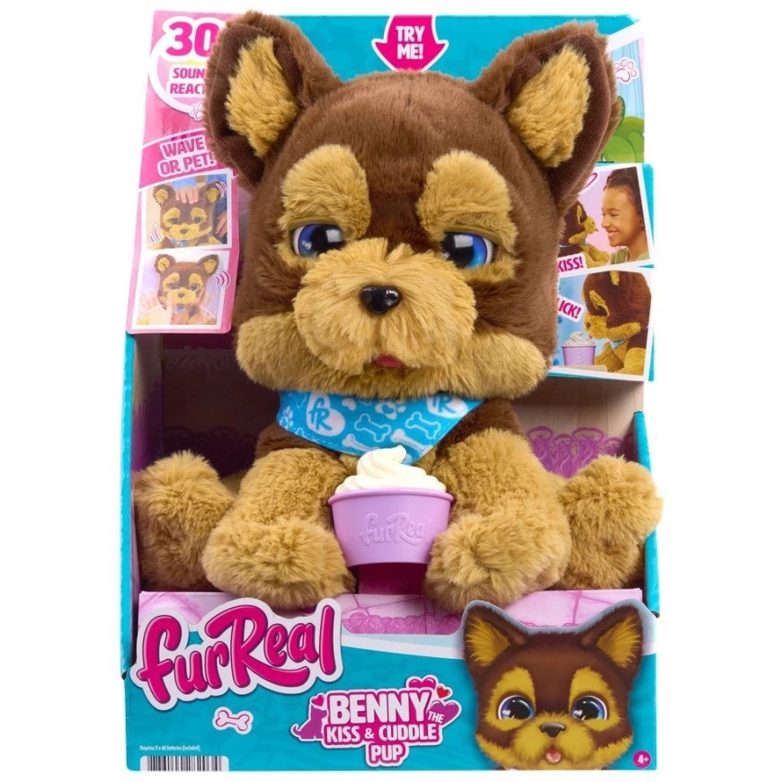 Hasbro FURREAL Interaktiivne kutsikas "Benny the Kiss & Cuddle Pup"