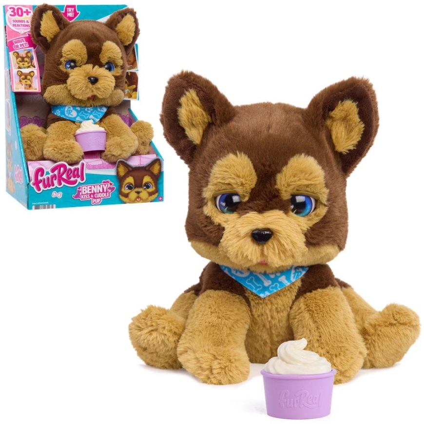 Hasbro FURREAL Interaktiivne kutsikas "Benny the Kiss & Cuddle Pup" – 2