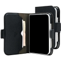 "Mercury" premium wallet-style diary case for "iPhone Duo" black "Mercury" premium wallet-style diary case for "iPhone Duo" black