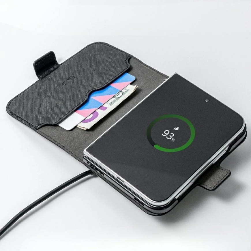 "Mercury" kvaliteetne rahakoti stiilis päevikukott "iPhone Duo" must – 4