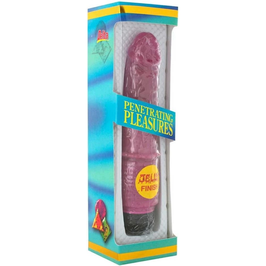 Seven Creations reālistisks gēla vibrators, kas atgādina dzimumlocekli, 18 cm