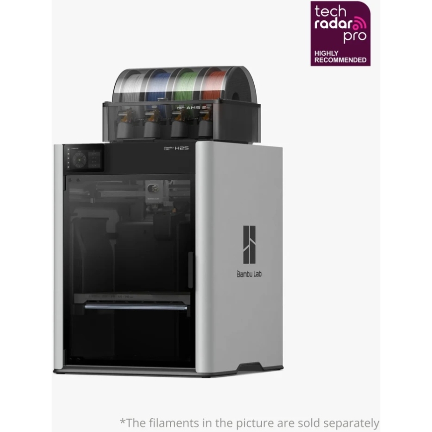 Bambu Lab H2S Combo 3D printer with AMS 2 Pro automatic material system