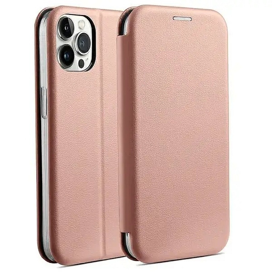 Beline Book Magnetic raamatutüüpi telefoni ümbris iPhone 14 Pro Max roosa