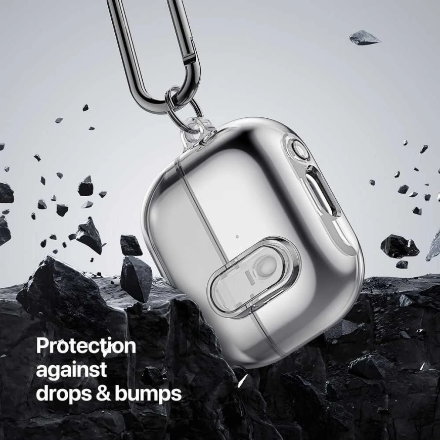 DUX DUCIS SECI - suoja-case Samsung Galaxy Buds 3/ Buds 3 Pro:lle, läpinäkyvä – 3