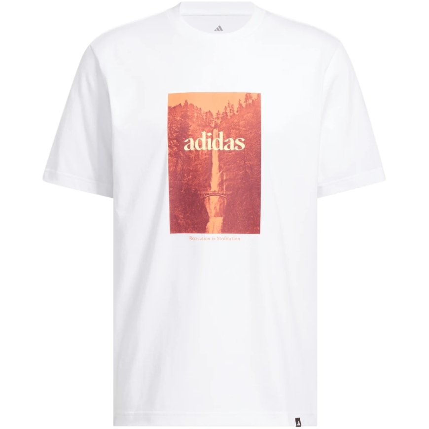 Miesten T-paita adidas Waterfall Graphic valkoinen KH0398 (M) – 2