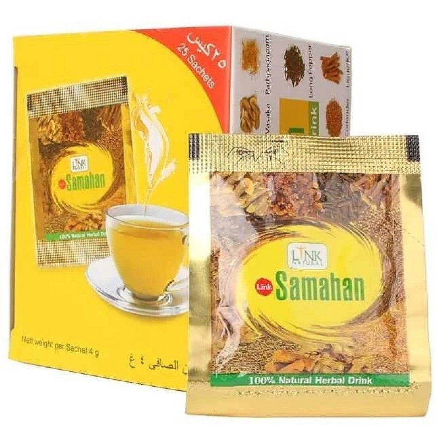 Link Natural Products Tirpi ayurveda tee Samahan Natural, 25 pakki