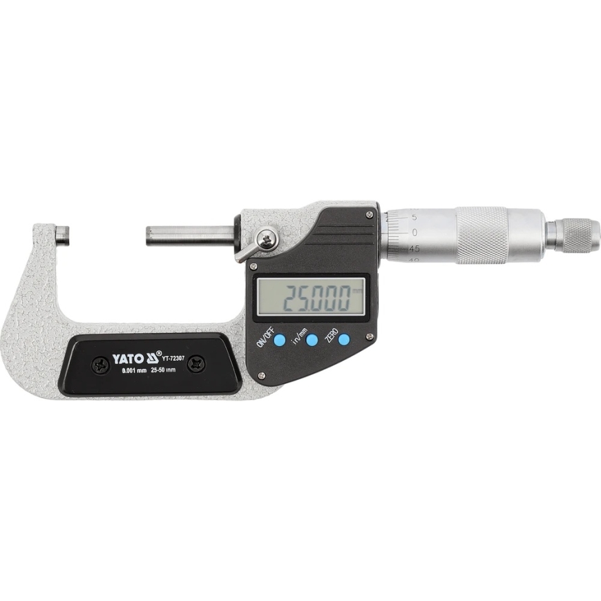 Yato DIGITAL EXTERNAL MICROMETER 25-50MM