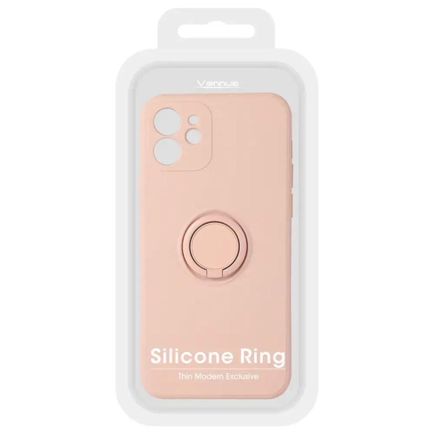 Vennus-silikonirengas Xiaomi Redmi 10:lle, vaaleanpunainen – 2