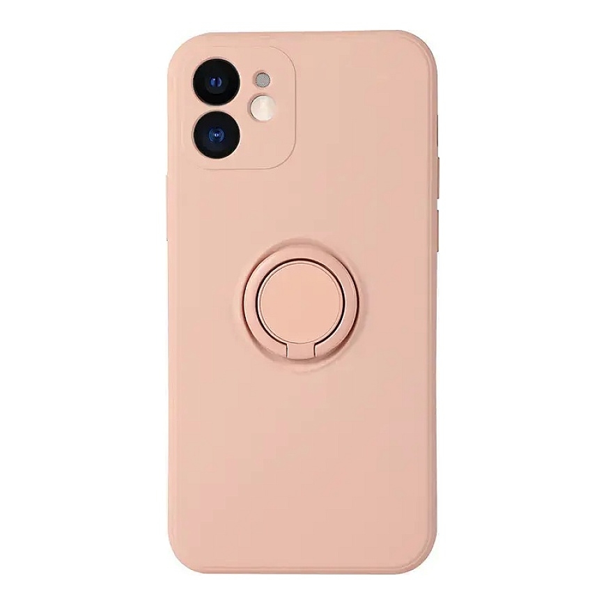 Силиконовое кольцо Vennus для Xiaomi Redmi 10, светлая розовая – 4
