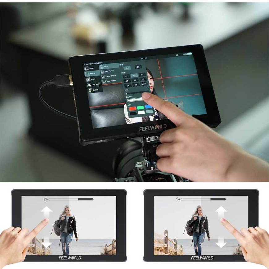 Монитор - Feelworld F7 PLUS 7" 1920x1200 IPS 4K HDMI Сенсорный Экран – 4