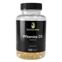 Betterme D3-vitamiini 4000 ravintolisä 120 pehmeää kapselia Betterme D3-vitamiini 4000 ravintolisä 120 pehmeää kapselia