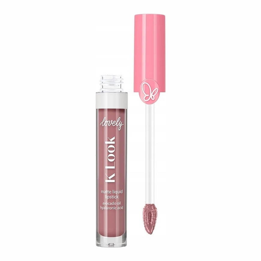 „Lovely K Look“ matēti šķidrie lūpu krāsu 02 6ml – 2