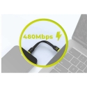 Mobile Origin Compact USB-C to USB-C Cable, Black Mobile Origin Compact USB-C to USB-C Cable, Black