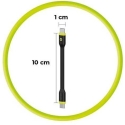 Mobile Origin Kompakti USB-C -USB-C-kaapeli, musta Mobile Origin Kompakti USB-C -USB-C-kaapeli, musta