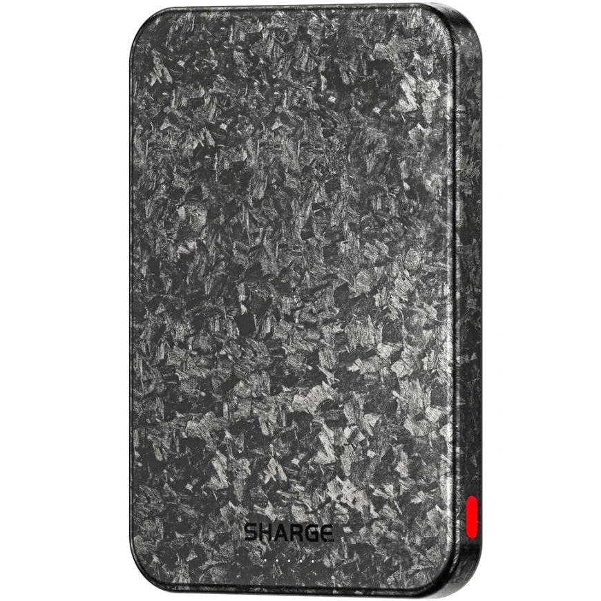 Azo SHARGE CarbonMag 5K pārnēsājamais akumulators, 15W Qi, 20W USB-C - 5,000mAh, melns (YDD-SG-C3TXWCX-HEI) – 4