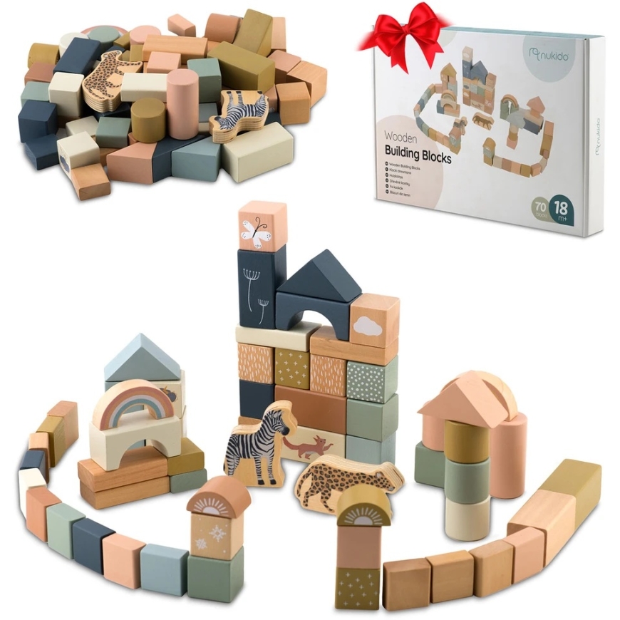 Wooden Construction Blocks NK-858 Nukido – 2