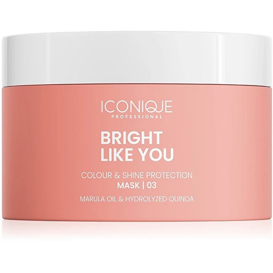 ICONIQUE Professional BRIGHT LIKE YOU Care and Protective Mask for Dyed Hair