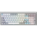 Ducky Cushion 98 Gaming Keyboard, 96%, US Layout (ANSI), Shush Green Switches - Silver Ducky Cushion 98 Gaming Keyboard, 96%, US Layout (ANSI), Shush Green Switches - Silver