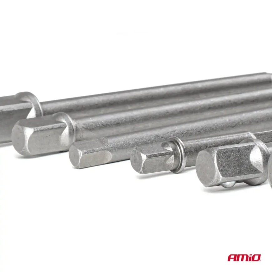 Socket adapters hex HEX 1/4" 3/8" 1/2" AMIO-04781 – 4