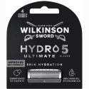 Wilkinson Sword Wilkinson Hydro 5 Ultimate Skin Hydration 4 Rezerves 4 Skūteriem Wilkinson Sword Wilkinson Hydro 5 Ultimate Skin Hydration 4 Rezerves 4 Skūteriem