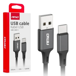 AMiO AMIO-03900 провод для передачи данных и зарядки | USB-A на USB-C | 10W | 2m
