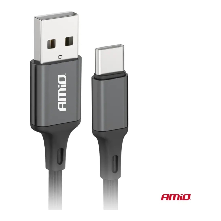 AMiO AMIO-03900 data transfer and charging cable | USB-A to USB-C | 10W | 2m – 3