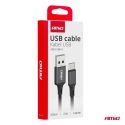 AMiO AMIO-03900 tiedonsiirtokaapeli ja latauskaapeli | USB-A to USB-C | 10W | 2m AMiO AMIO-03900 tiedonsiirtokaapeli ja latauskaapeli | USB-A to USB-C | 10W | 2m