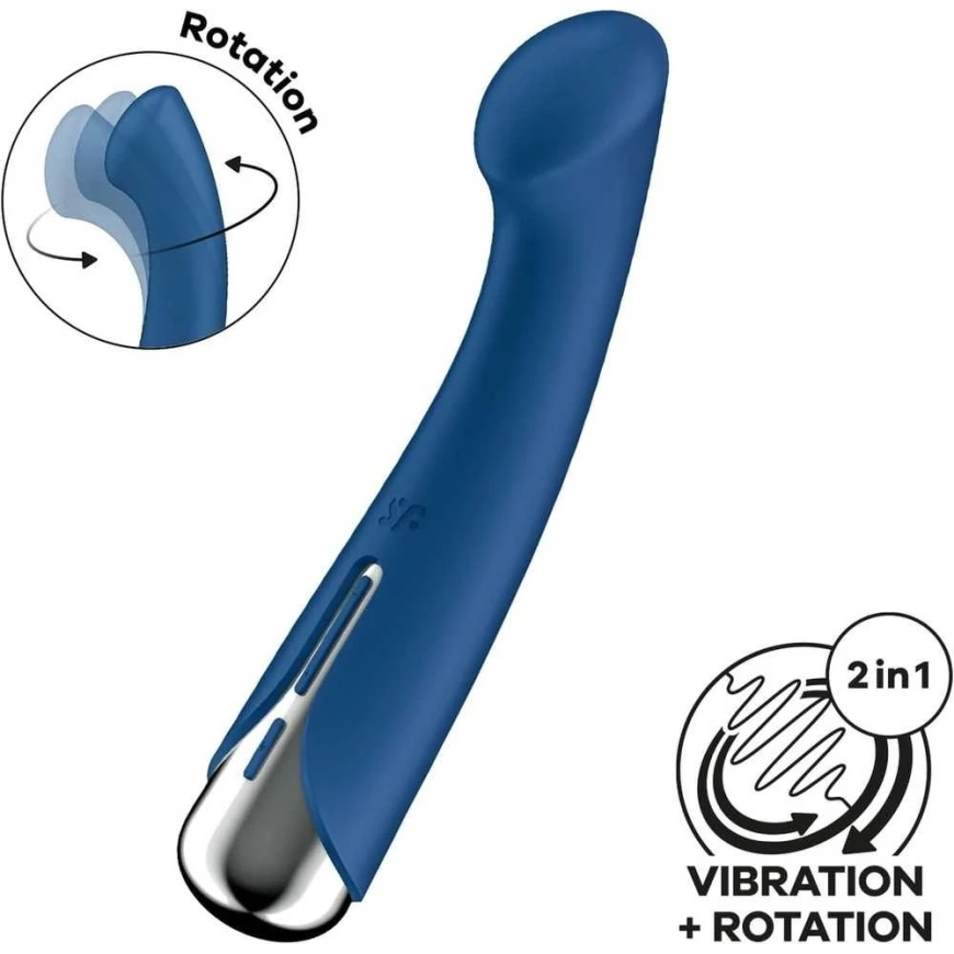 SATISFYER SUKANTIS G-TAŠKUI 1 MĖLYNAS – 3