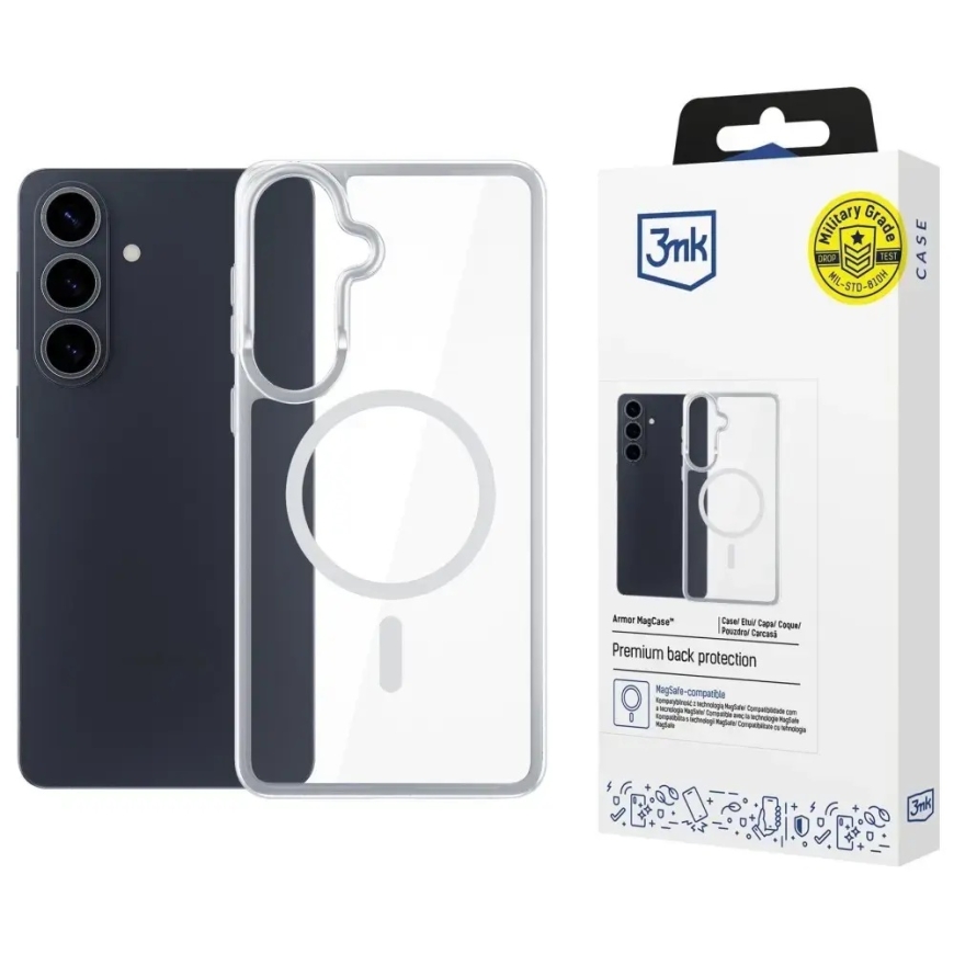 3MK Armor MagCase -puhelintuki MagSafe-tuen kanssa Samsung Galaxy S26+:lle
