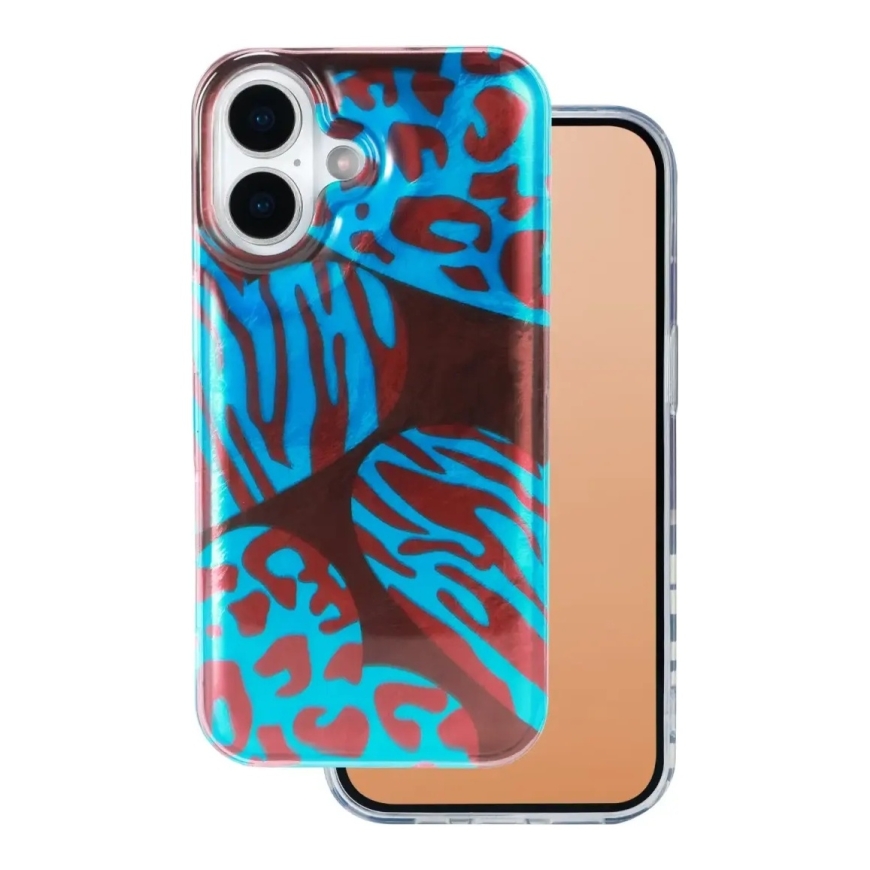 Animal Print maciņš telefonam iPhone 16 daudzkrāsains (Chameleon)