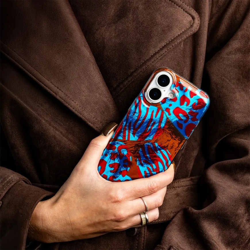 Animal Print telefoni ümbris iPhone 16 mitmevärviline (Chameleon) – 5