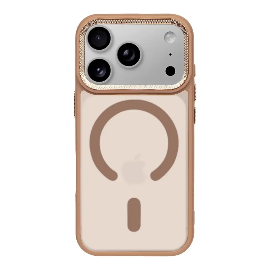 OBAL:ME MagNetix Lumen telefono dėklas su MagSafe palaikymu iPhone 18 Pro | iPhone 17 Pro smėlio spalvos