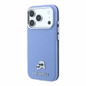 Karl Lagerfeld PU vahapintainen Semi Wrap K&CH Heads MagSafe-kuori iPhone 18 Pro Max sininen Karl Lagerfeld PU vahapintainen Semi Wrap K&CH Heads MagSafe-kuori iPhone 18 Pro Max sininen