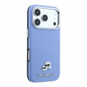Karl Lagerfeld PU vahapintainen Semi Wrap K&CH Heads MagSafe-kuori iPhone 18 Pro Max sininen Karl Lagerfeld PU vahapintainen Semi Wrap K&CH Heads MagSafe-kuori iPhone 18 Pro Max sininen