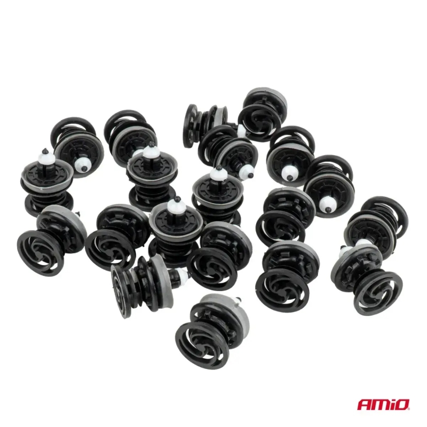 Durvju apdare, griestu un sānu paneļu klipu komplekts 30.5 mm, 20 gab. AMIO-05037 – 2