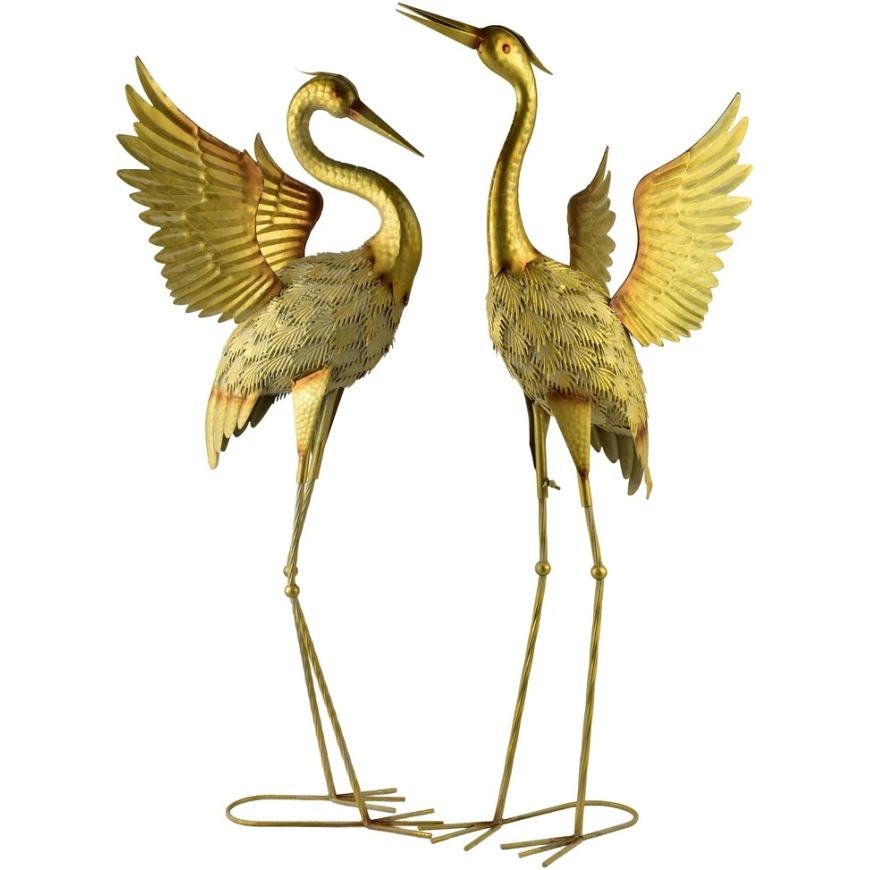 Mondex Since 1986 CEDRIC Metallifiguuri HERON 35x40x95cm levitetyillä siivillä – 3