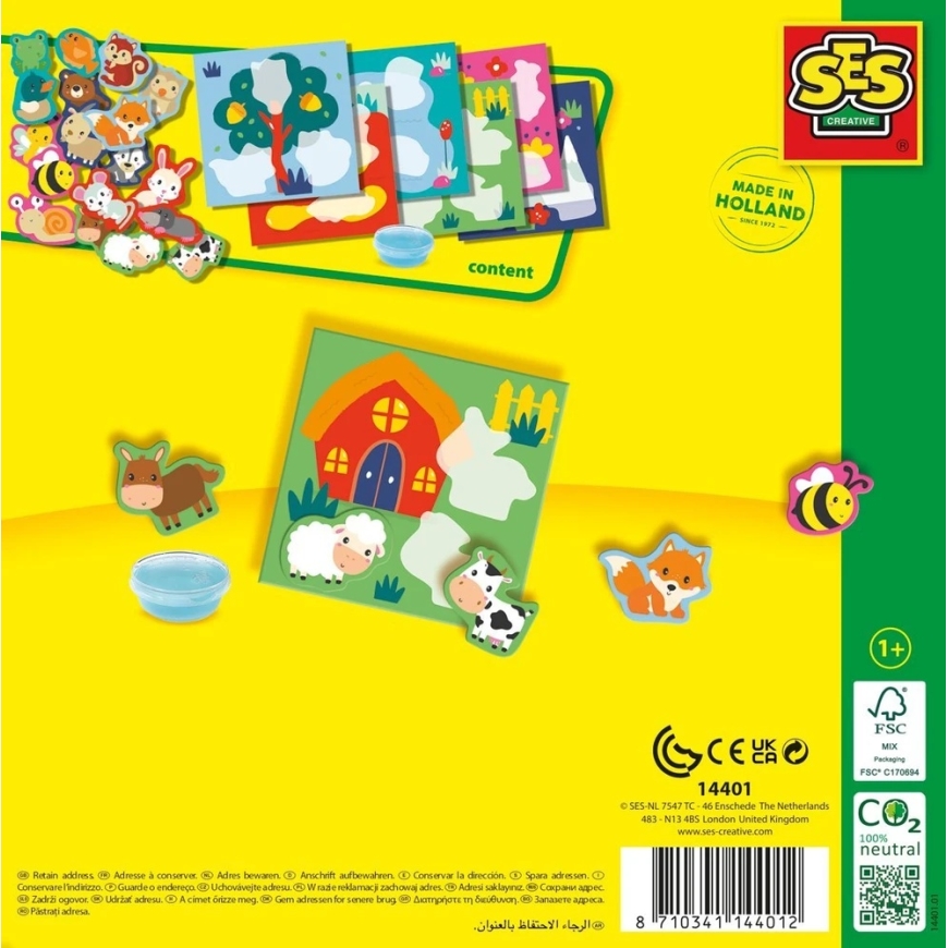 SES Creative Craft Kit SES Creative Animal Glueing 14401 – 5