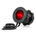 Vesitiivis auton tupakansytytinliitäntä punaisella LED-taustavalolla 12/24V AMIO-04219
