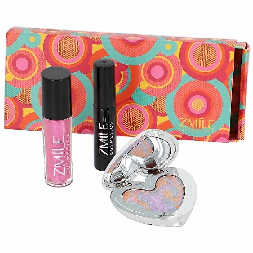 Zmile Cosmetics Pop Art Circles rinkinys – dekoratyvinės kosmetikos dovanų rinkinys