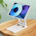 Wozinsky WPT-K28 Desk Stand for Phone Tablet Smartphone Holder Foldable - White Wozinsky WPT-K28 Desk Stand for Phone Tablet Smartphone Holder Foldable - White