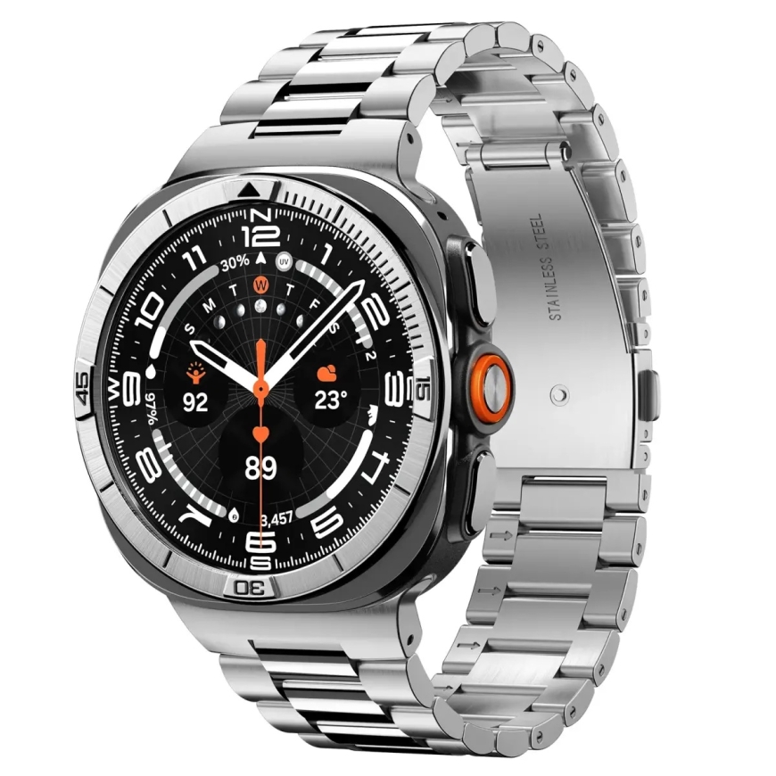 Spigen Bezel Tune (Pilot), серебристый - Samsung Galaxy Watch Ultra 2 47мм – 2