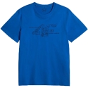 Men's T-shirt 4F M3573 blue 4FWAW26TTSHM3573 33S (2XL) Men's T-shirt 4F M3573 blue 4FWAW26TTSHM3573 33S (2XL)