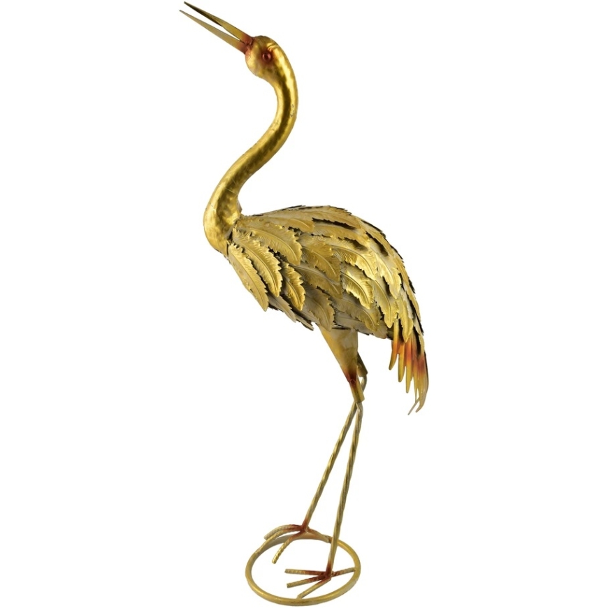 Mondex Since 1986 CEDRIC Metal Crane Figurine 35x20x67cm – 2